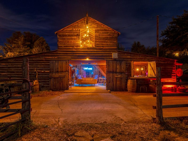 Barn at Night
